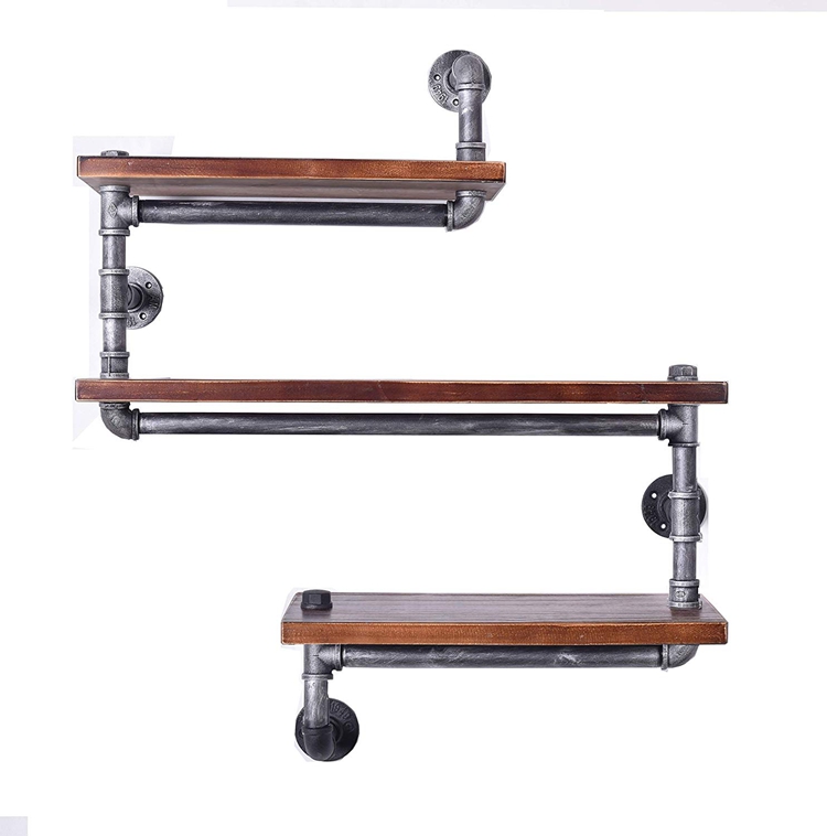 wooden wall shelf Bookcase shelf Display Storage wooden wall shelf