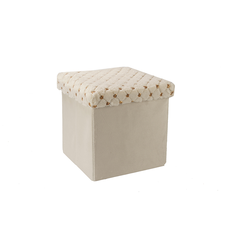 Non Woven Folding Sundries Cube Storage Box Multifunctional Home Space Save Storage Stool