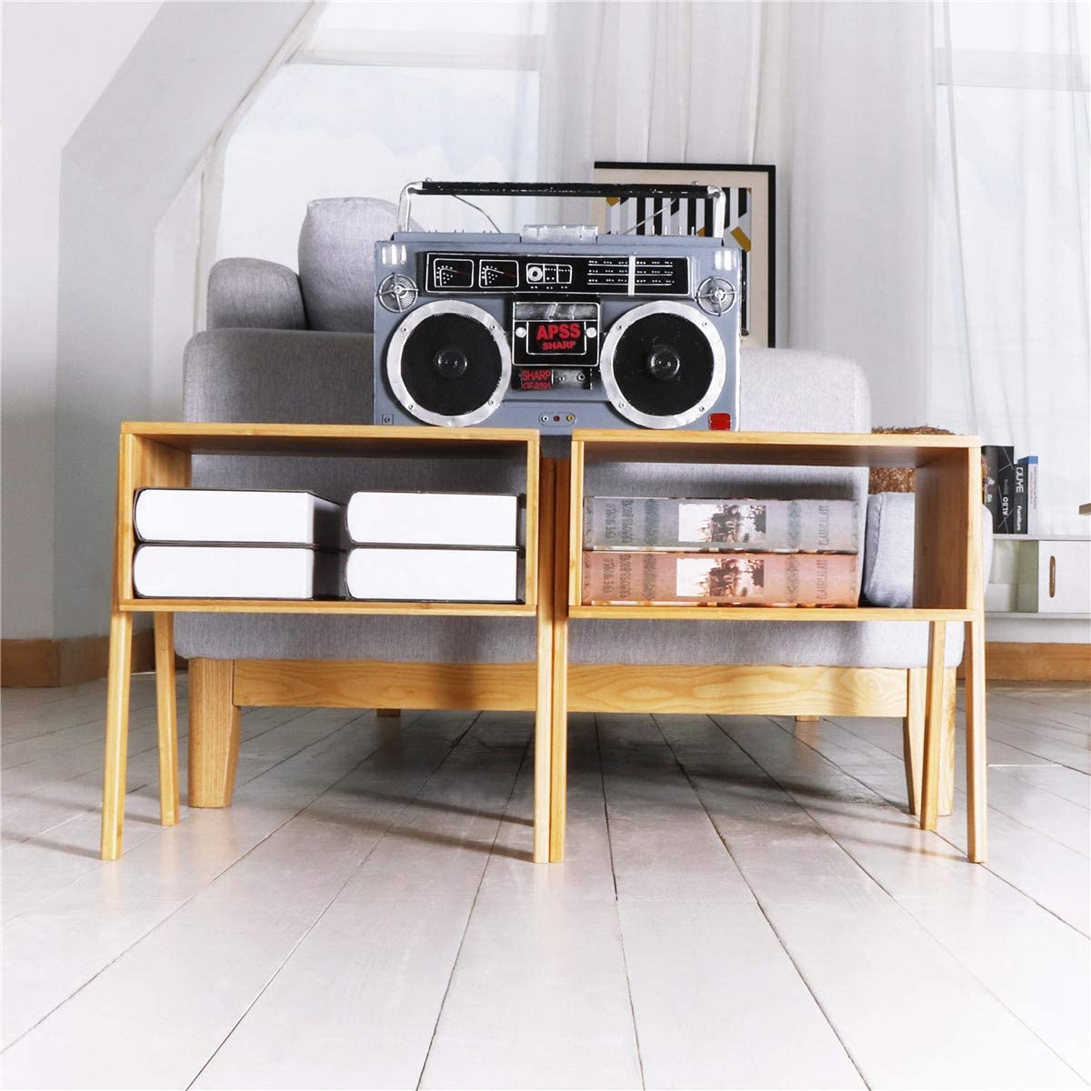 Modern Bedside Tables Nightstands Elegant Eco-Friend Nightstand Side Table Bedroom Furniture