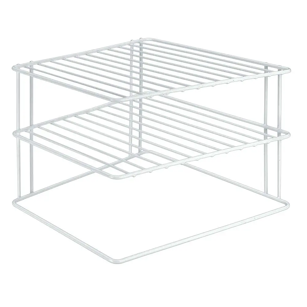 Popular Real Corner Shelf Insert Silos, Kitchen bathroom Metal Dish Rack