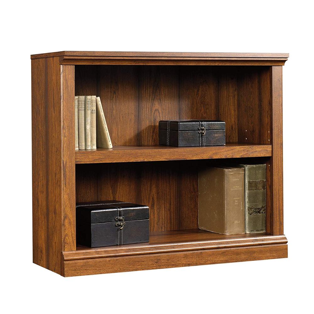 Hot selling Brown wooden 2-tier bookcase