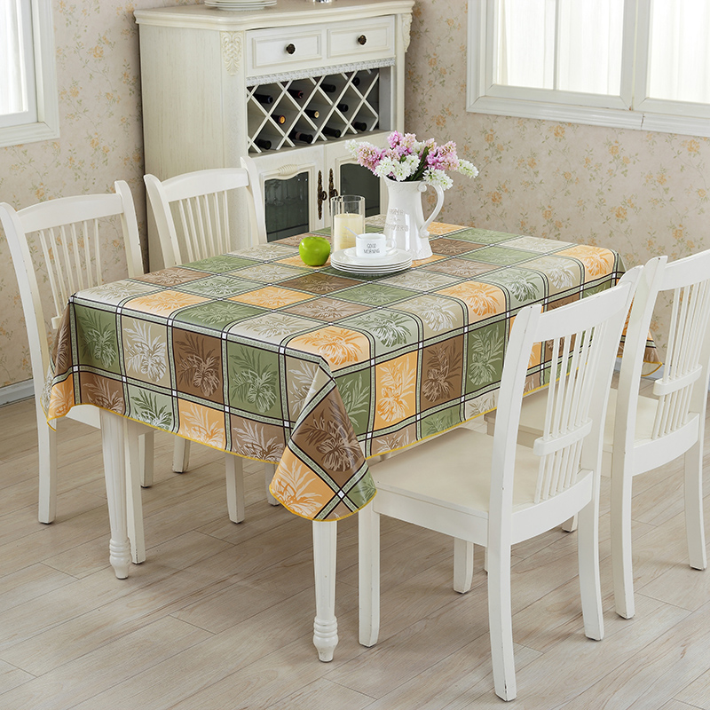 Good Quality Pvc Dining Tablecloth  Pvc Waterproof Moistureproof Table Cloth