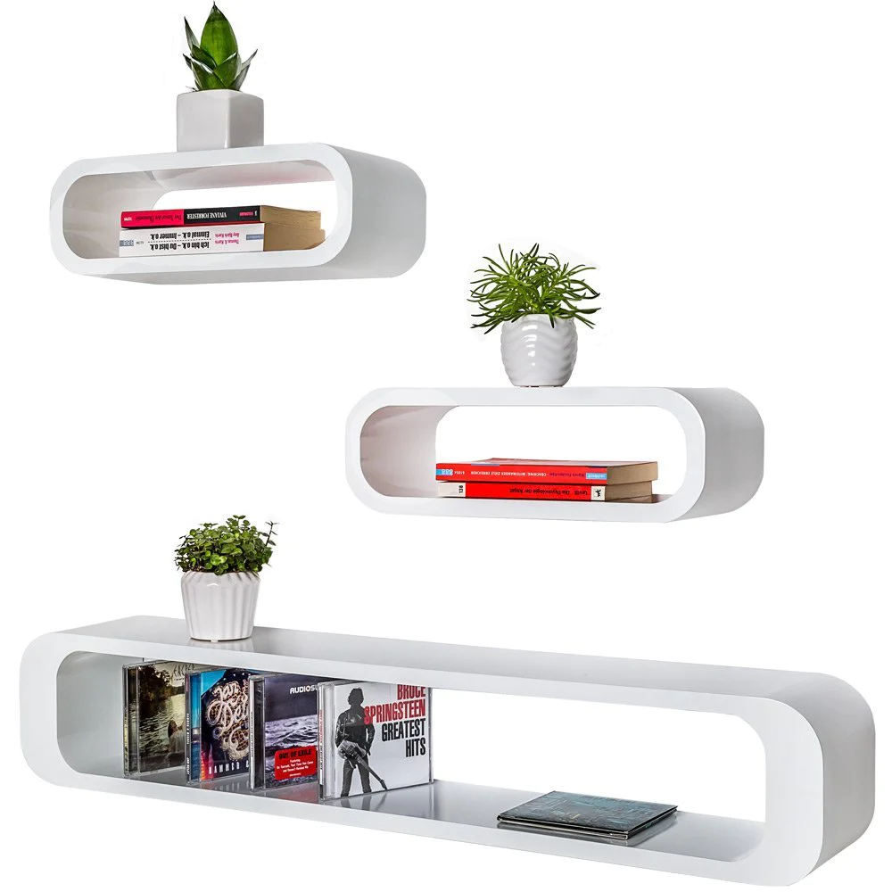 Home decorative decoration long article display wall cube shelf