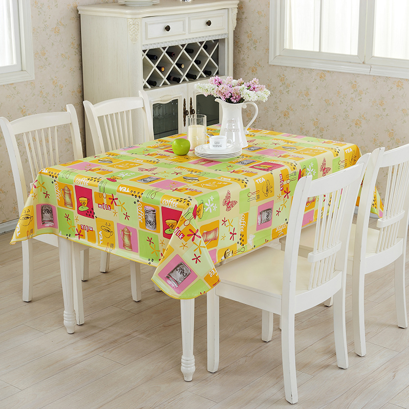 Tablecloth Rectangle Table Covers Waterproof Clean Table Cloth Stain Resistant Table Runner for Kitchen
