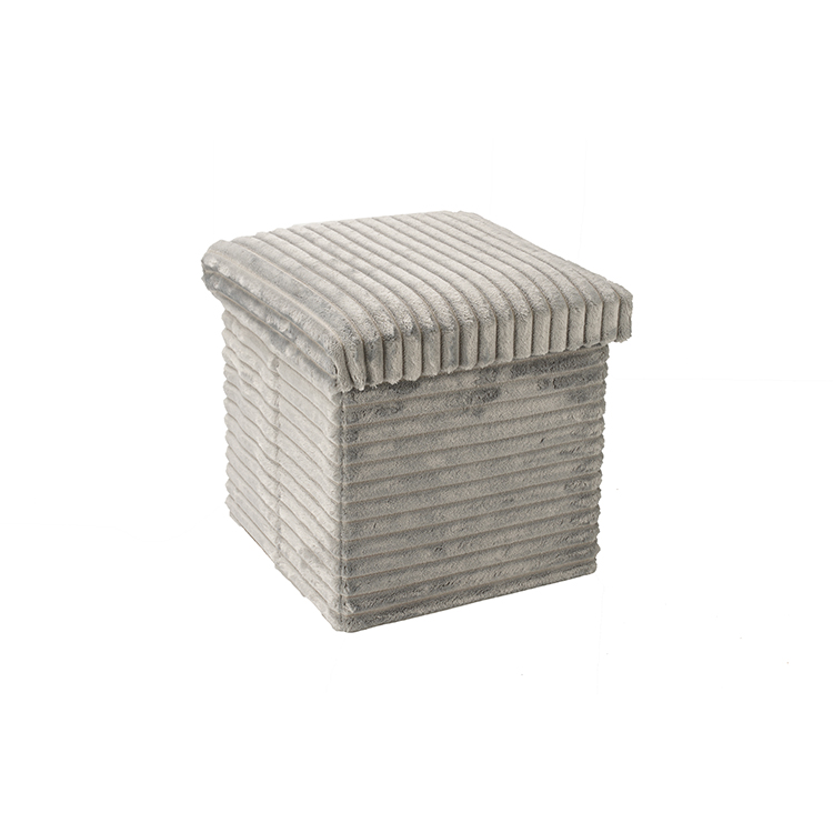Flannel Multi-Function Storage Stool Can Sit People Storage Box Home Change Shoes Storage Box Stool