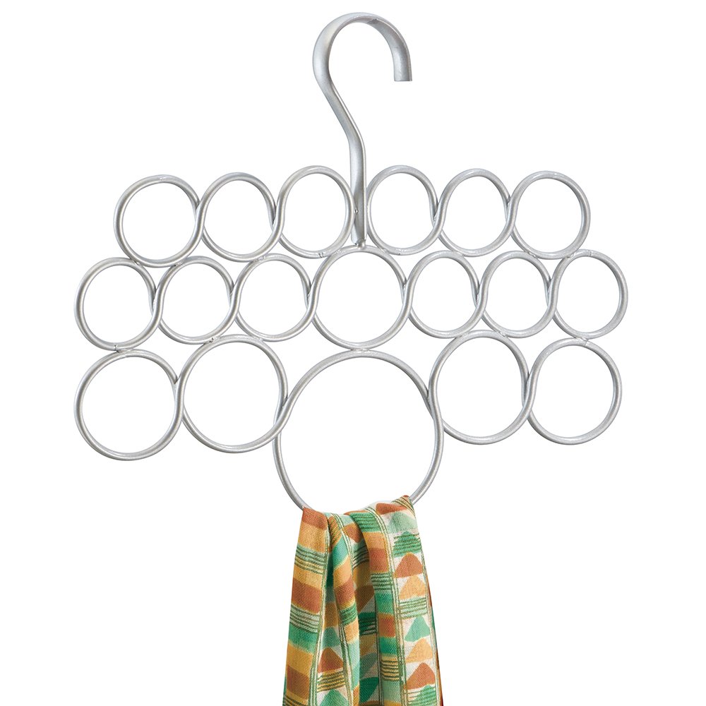 Popular Round Ring Stainless Steel Hanging Scarf Hangers with Hooks