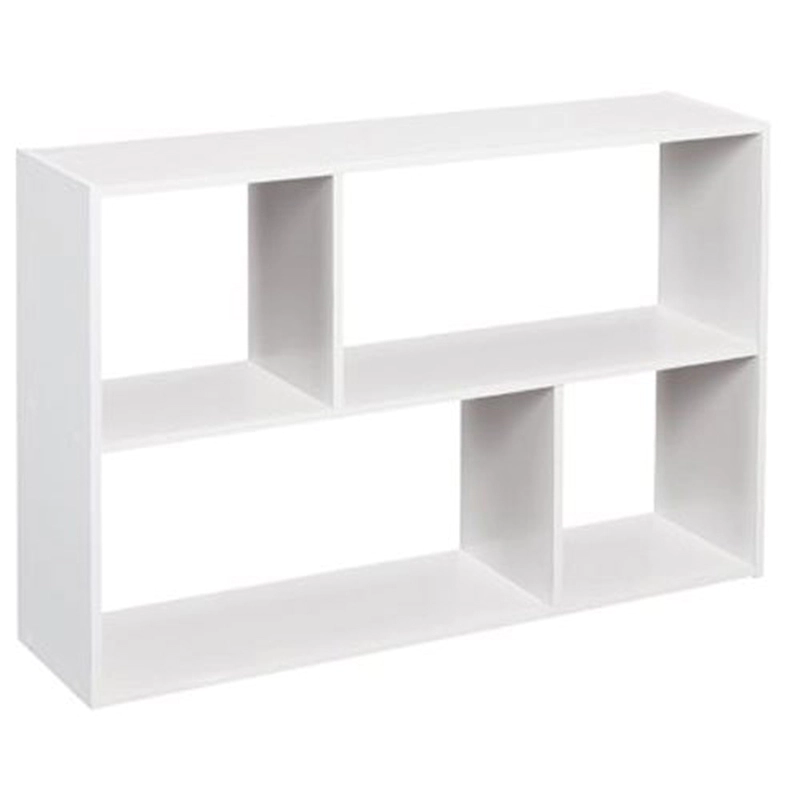 Mini-Cube  Wood Freestanding Or Wall-Hanging Shelf White Storage Book Locker Shelf Wooden