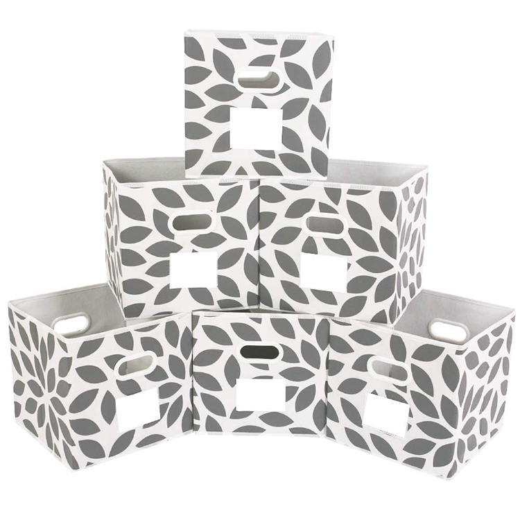 Wholesale custom home woven foldable storage basket