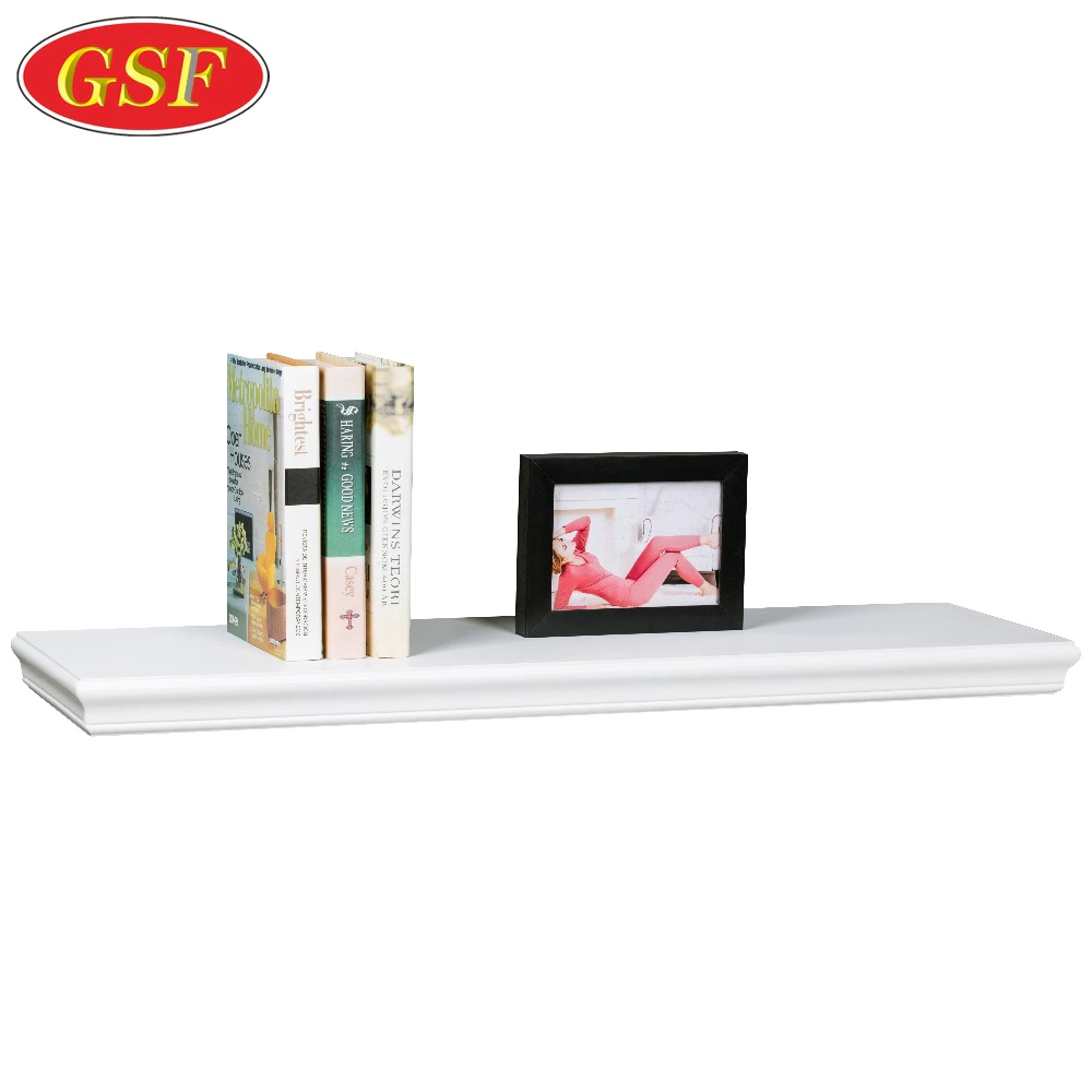 2019 Hot Selling wall mounted MDF floating book wall shelf