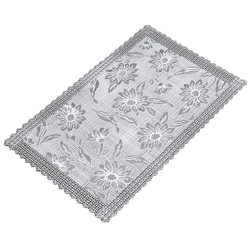 New design high grade silver dining plastic placemats printing