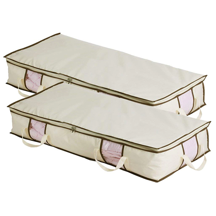 Innovative 2 Set Storage Bag for Clothes, Blankets, Under Bed Quilt Storage Bag Jumbo Size