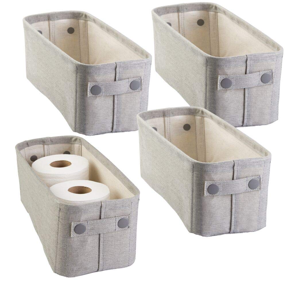 Magazines Toilet Paper Bath Towels Cotton Fabric Bathroom Storage Bin Non-Woven Storage Box