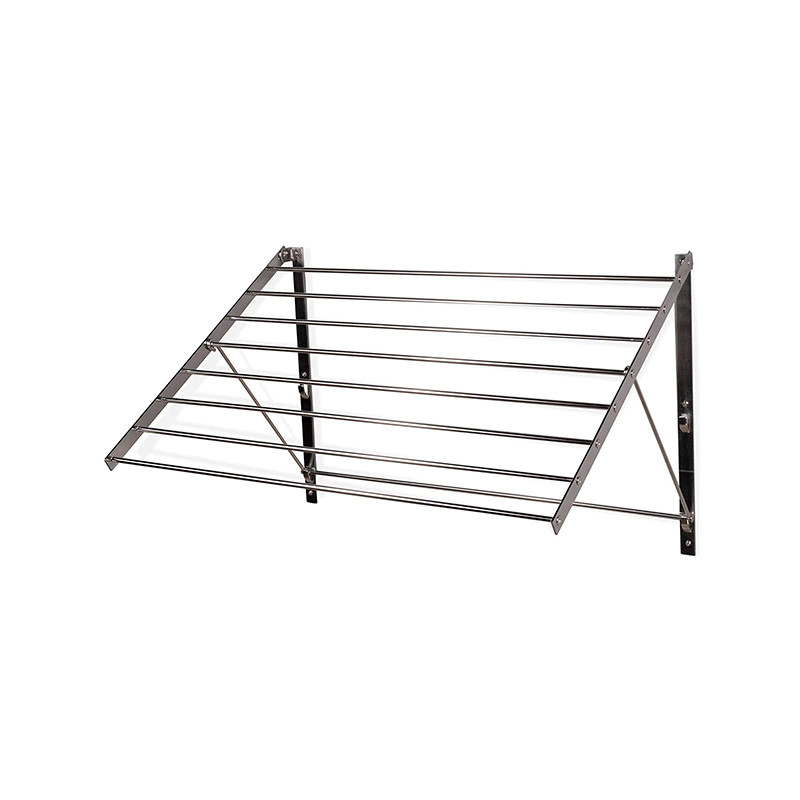 Clothes Laundry Drying Rack Stainless Steel Wall Mounted Folding Coat Rack 6.5 Yards Drying Capacity GSH176