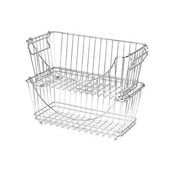 Stacking Baskets Organizer with Handle  GSH077