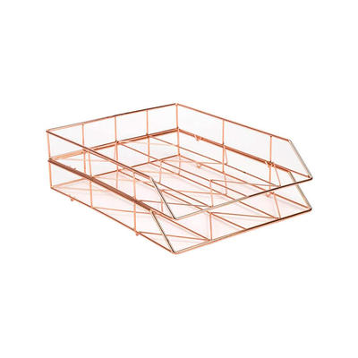 Metal Wire Office Accessories,desk organizer, tabletop file tray GSH625
