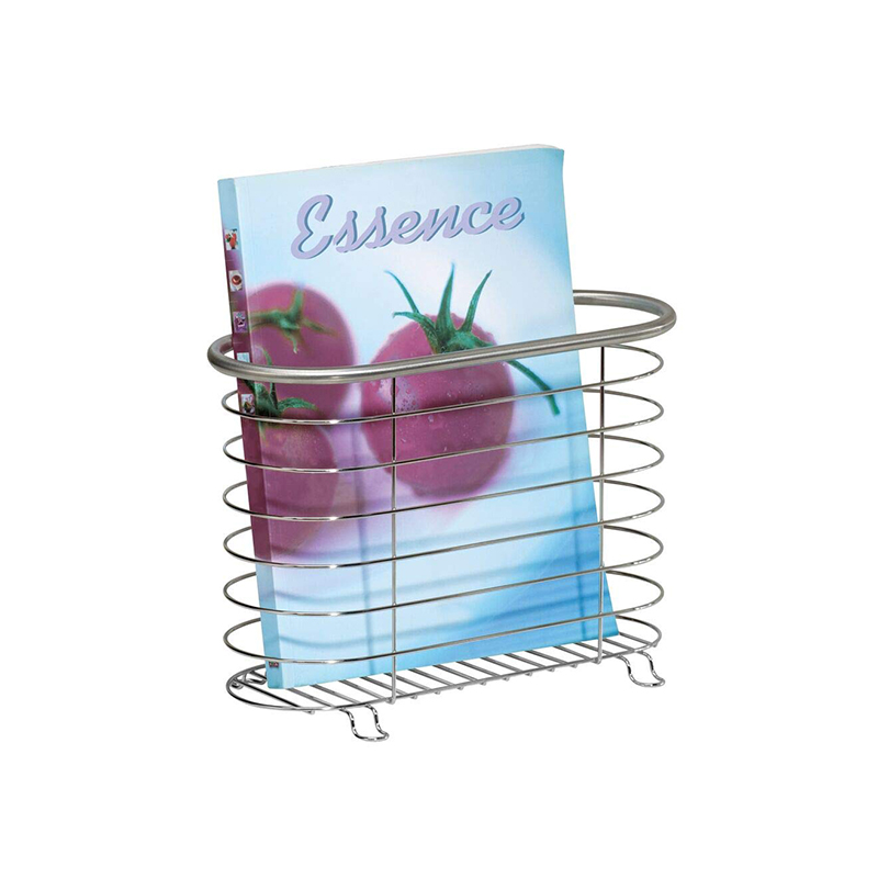 Metal Farmhouse Magazine Holder and Organizer Bin - Standing Rack GSH142