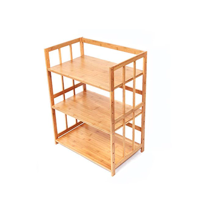 Bamboo Storage Shelves 4-Tier Adjustable Bookcase   GSH478