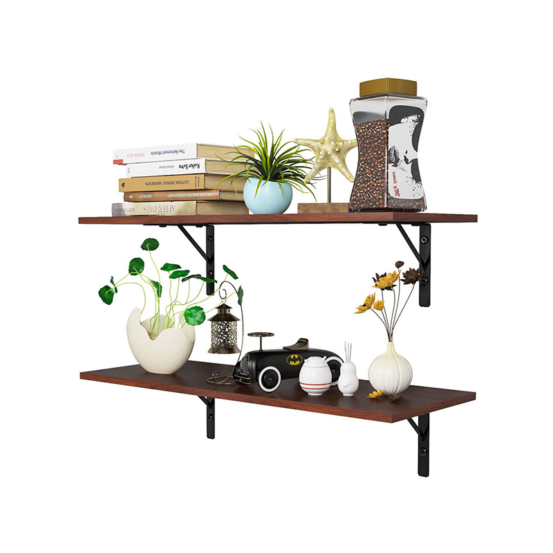 Wall-Mounted Floating Shelves Display Storage Ledge with Bracket for Bathroom 31.5X 11.6X 7.3 GSH417