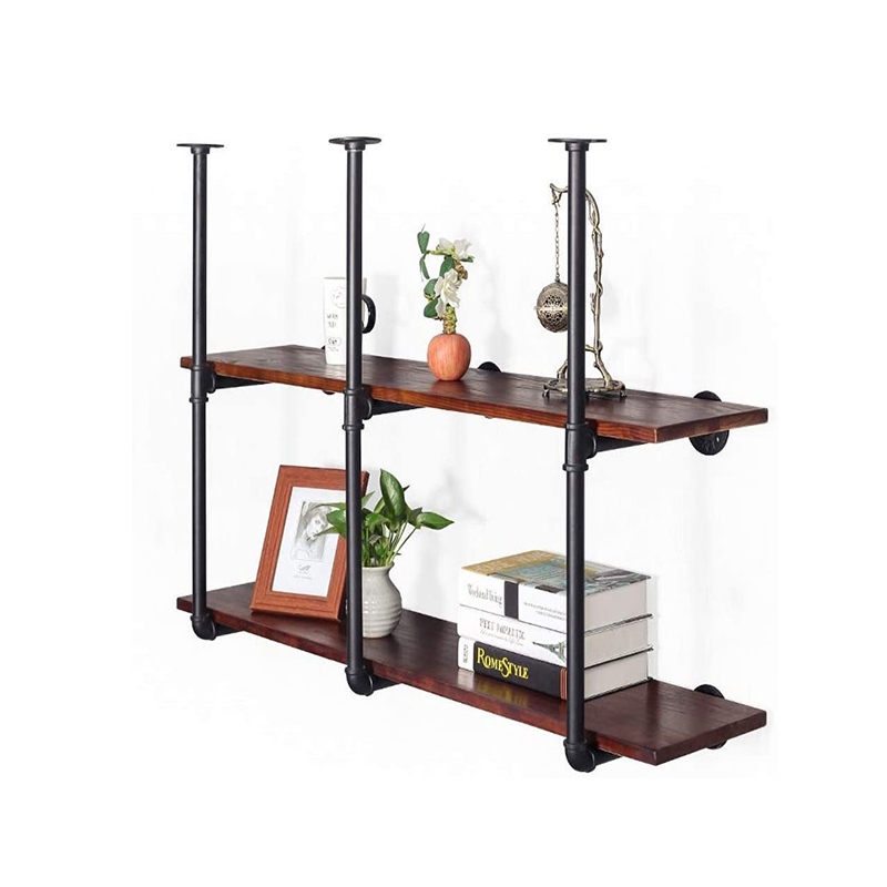 Floating Shelf Hanging Support Large Iron Bookcase Separate Float Frame Decorative Iron Wall Support GSH526