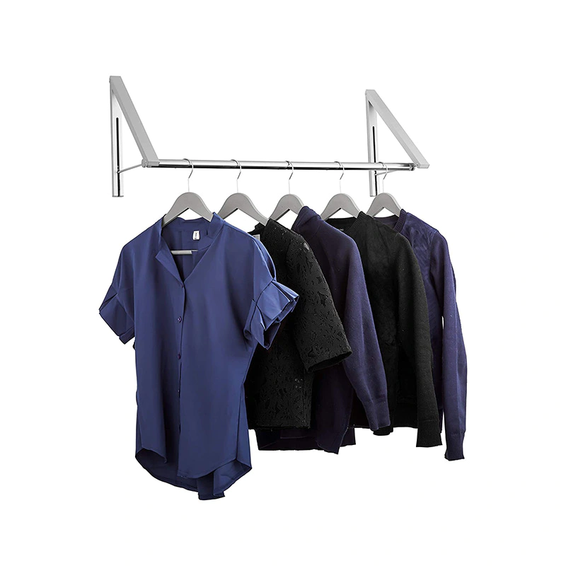 Wall Mounted Folding Clothes Hanger Drying Rack for Laundry Room GSH177