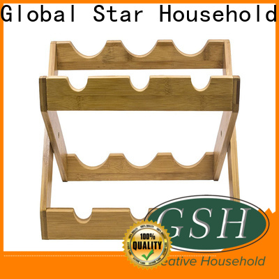 GSH High-quality white hanging wine rack factory