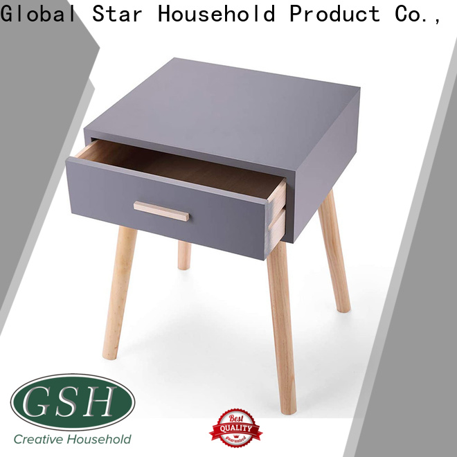 GSH wood end tables with drawers factory
