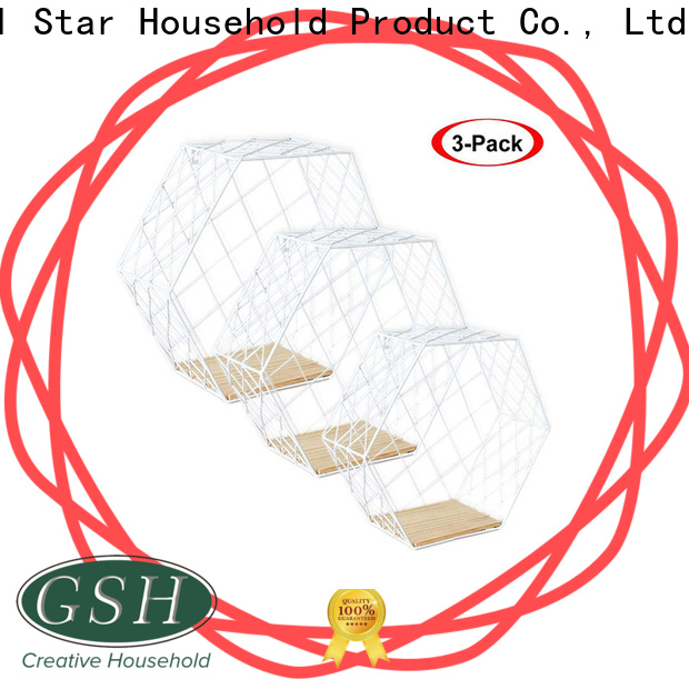 Custom wooden hanging bookshelf factory