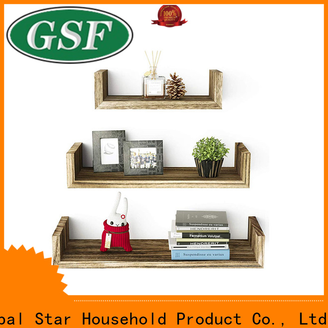 Latest black and white wall shelves factory