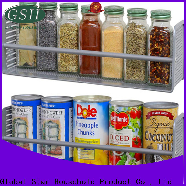 GSH stainless steel spice rack wall mount company