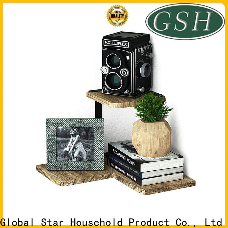 GSH black decorative wall shelves Supply