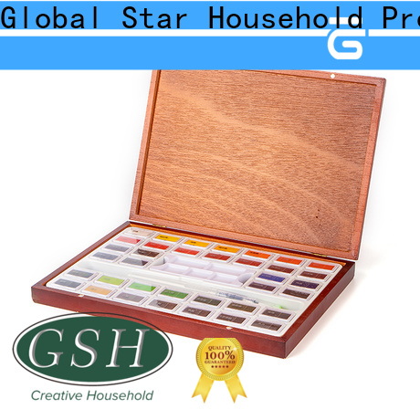 GSH children's art set wooden box factory bulk buy