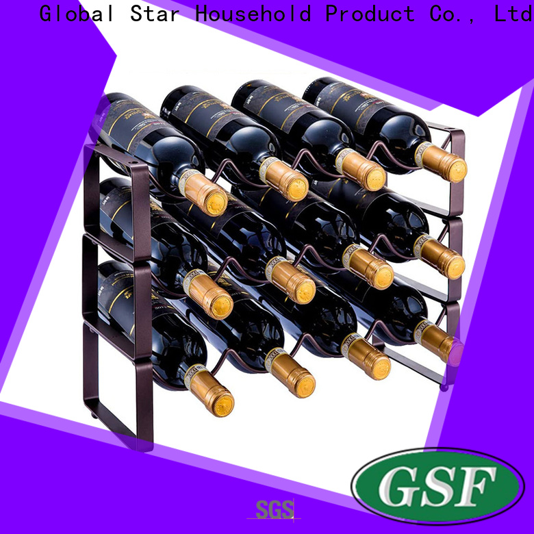 Wholesale wine rack in wall manufacturers bulk production