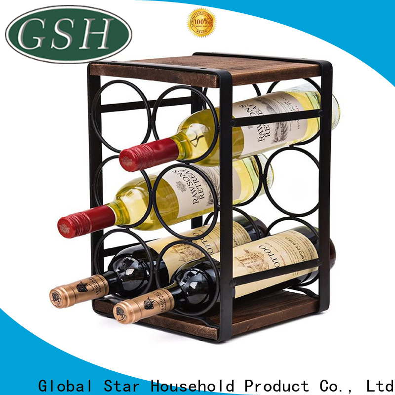 GSH High-quality wine rack and glass holder cabinet factory for promotion