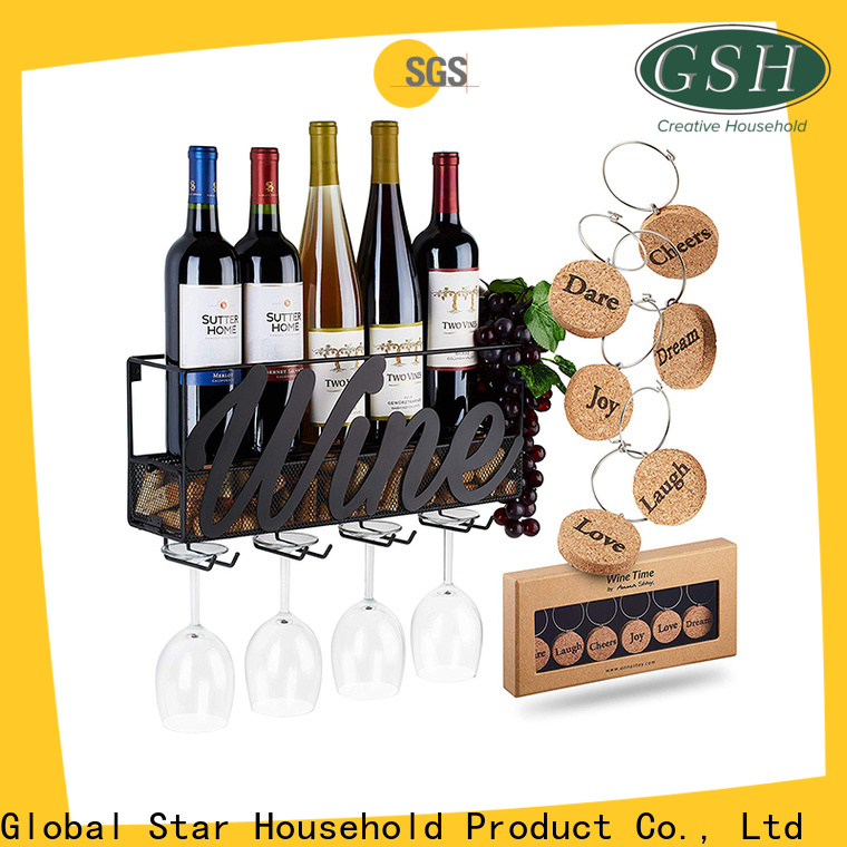 GSH funky wall mounted wine racks manufacturers bulk production