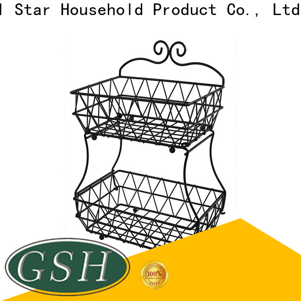 GSH 3 tier countertop fruit basket factory bulk production