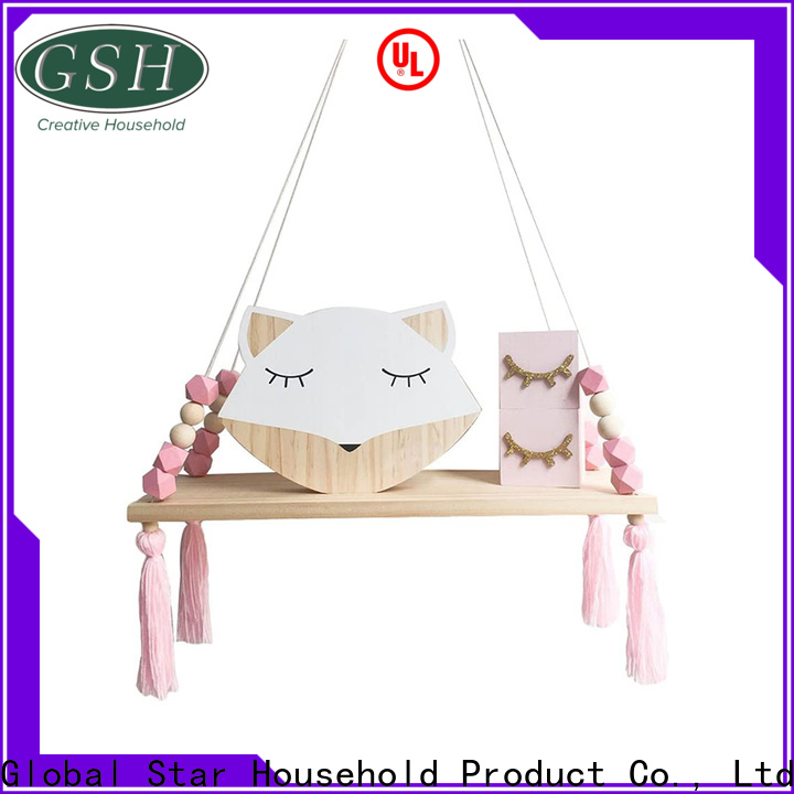 Custom corner wall shelf with hooks manufacturers for sale