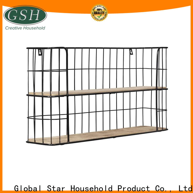 GSH light wood wall shelves Supply for sale