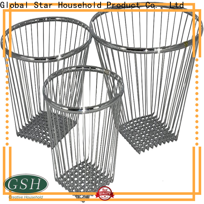 GSH Wholesale metal fruit basket company bulk production