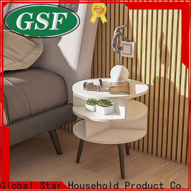 GSH round side table with storage company for promotion