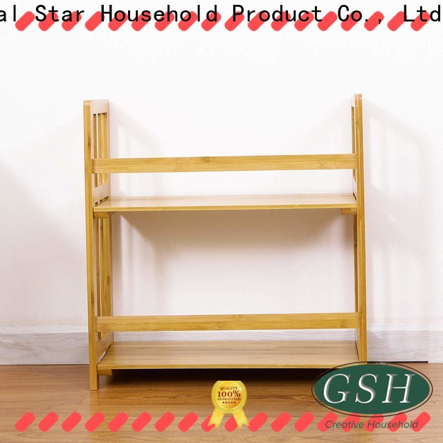 GSH High-quality wooden corner shelf for business for promotion