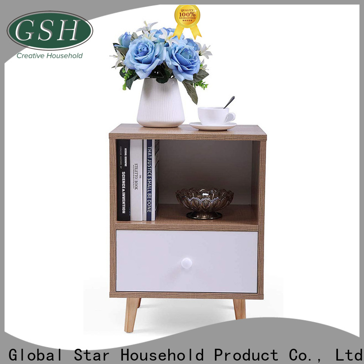 Custom modern bedside tables company for promotion