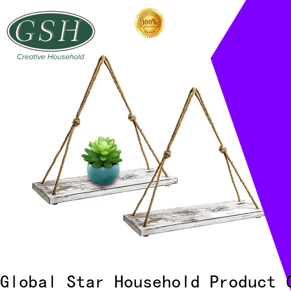 GSH wood wall shelves decorative company on sale