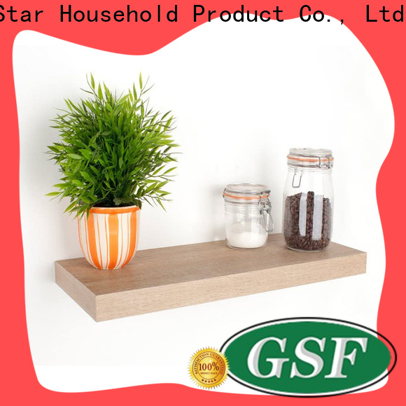 New dark wood wall shelves manufacturers for promotion