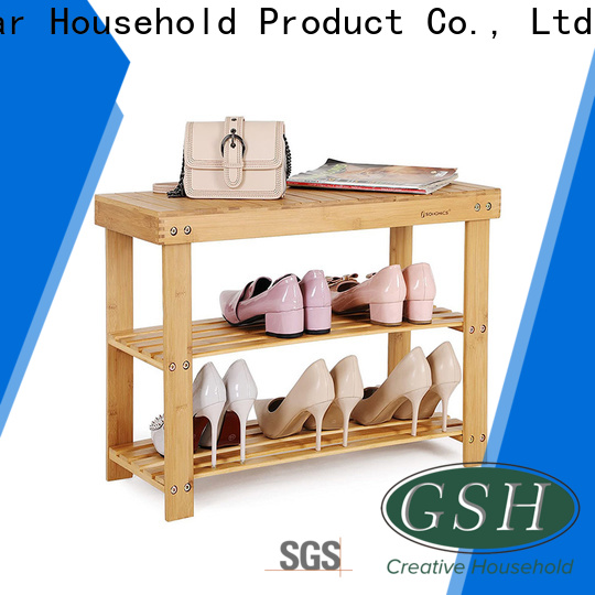 GSH Custom bamboo bookcase Suppliers on sale