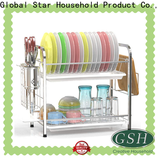 Latest two tier dish rack Supply bulk buy