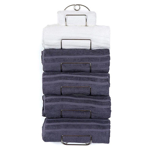 Metal Towel Rack Holder Modern Decorative Six Level GSH460