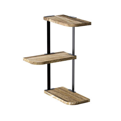 Wood Floating Shelves 3 Tier Rustic Style GSH450