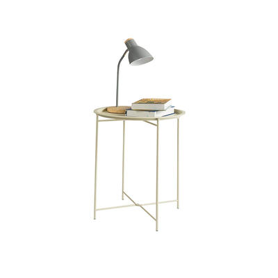 Folding Tray Metal Side Table, Sofa Table Small Round End Tables GSH280