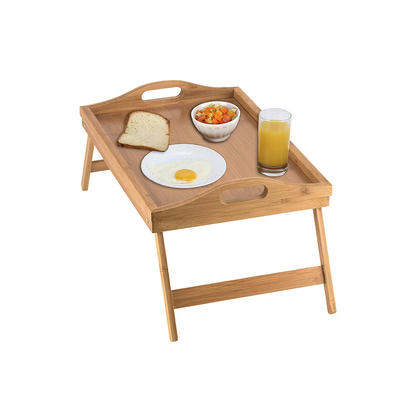 Bamboo Foldable Breakfast Table, Laptop Desk, Bed Table, Serving Tray  GSH098