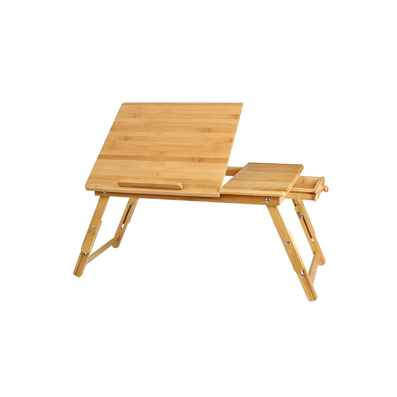 Bamboo Laptop Stand Height-Adjustable Laptop Table for Bed   GSH521